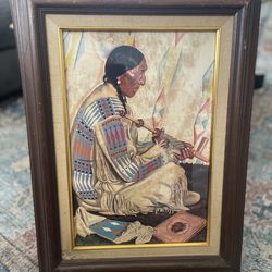 Blackfeet tribe member. 17”x11”