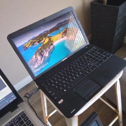 Toshiba Satellite Laptop Mint 16.9 Wide Screen UHD!Buss Or School college Ready Laptop W Office & Ps 24. Full Keyboard HDMI 10 Gig Ram/500sd Warranty 