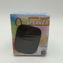 Sound Wave Portable Bluetooth Speaker - Waterproof - RGB Party Lights - NEW