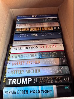 Books lot each box $50