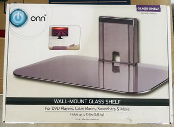 Brand New Wall-Mount Glass Shelf