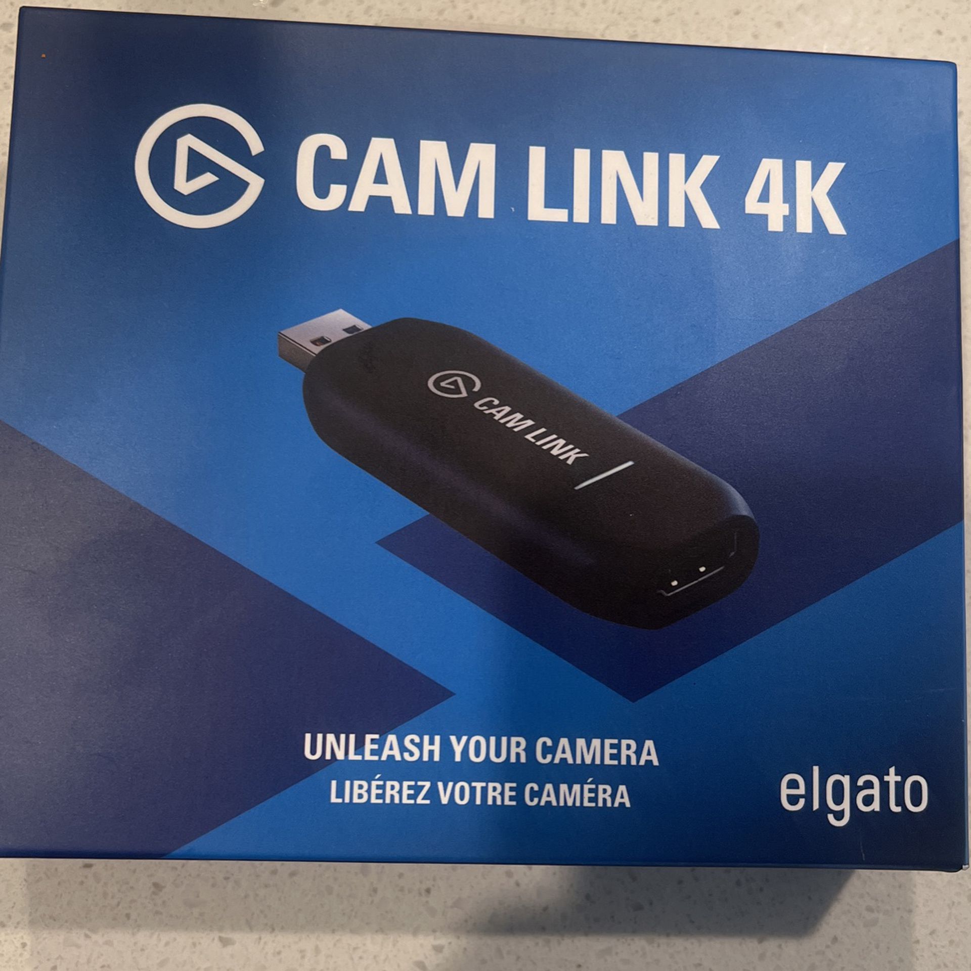 Elgato Cam Link 4K, External Camera Capture Card, Stream and Record with DSLR, Camcorder, ActionCam as Webcam in 1080p60, 4K30 for Video Conferencing,