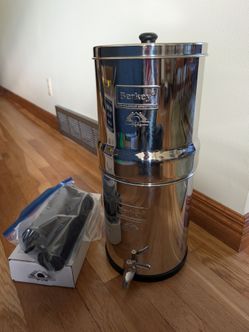 Big Berkey water filter, with charcoal filters