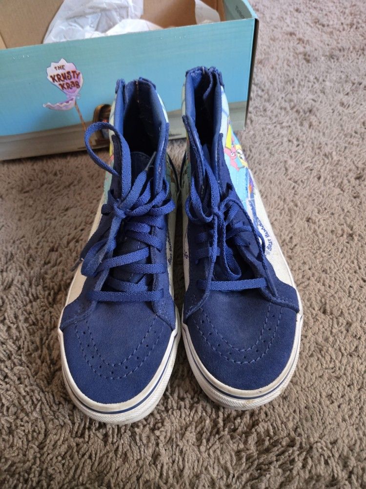 Limited Edition Spongebob Vans For Kids