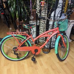 Bicicleta Medida 24 Buenas Condiciones Cruiser 7 Velocidades $60