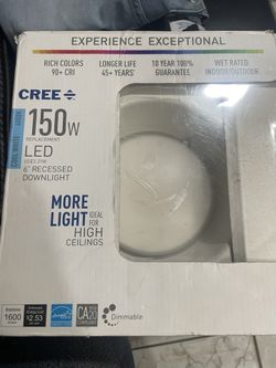6” Recessed Down light