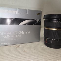 Tamron SP AF 10-24MM  F/3.5-4.5 Di II  For Canon Camera 