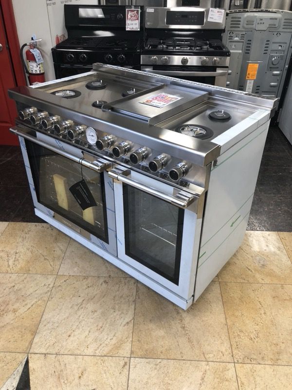48 inch Gas Range Open Box with Griddle