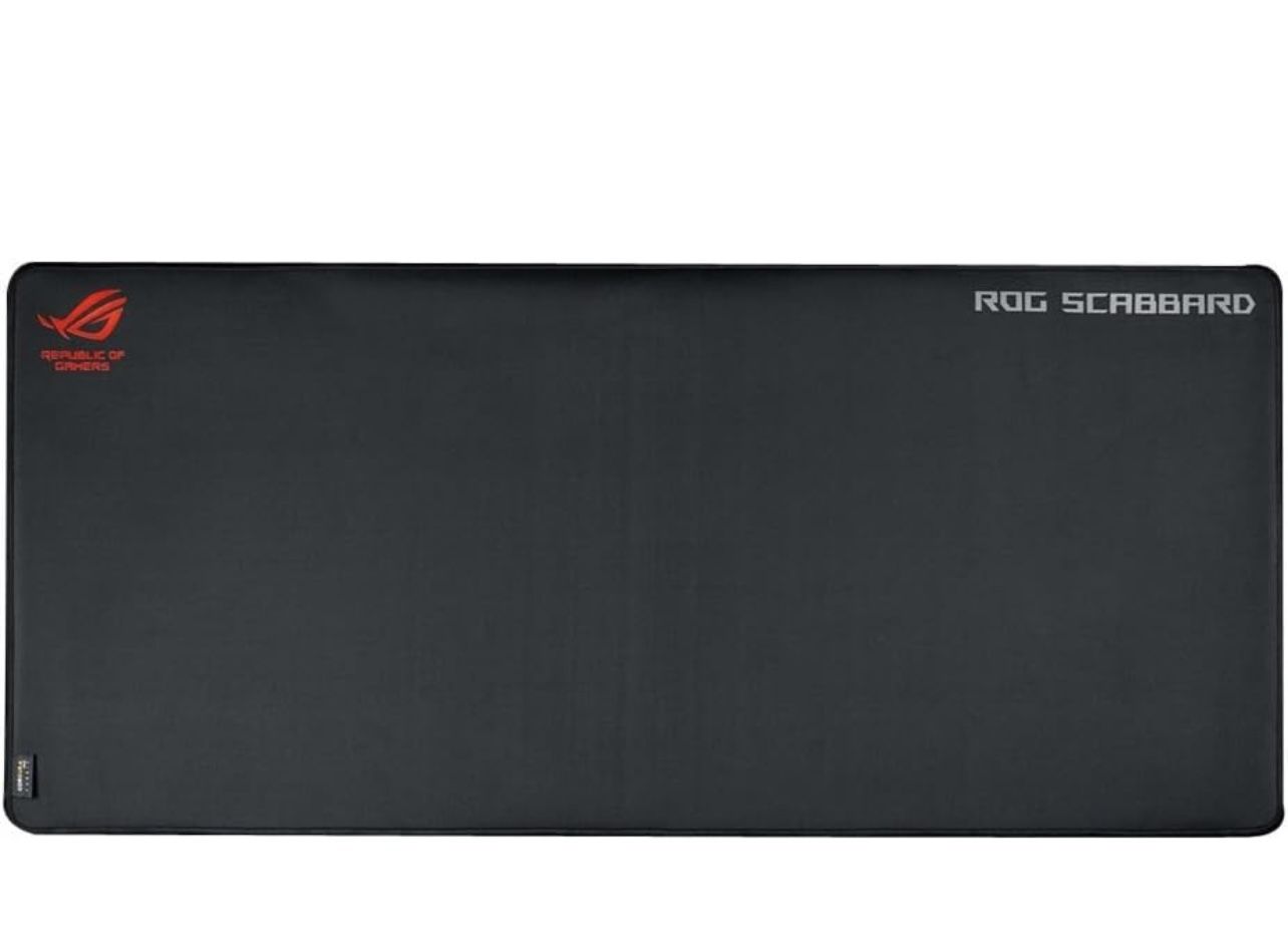 ASUS ROG Scabbard Extra-Large Anti-fray Slip-Free Spill-Resistant Gaming Mouse Pad