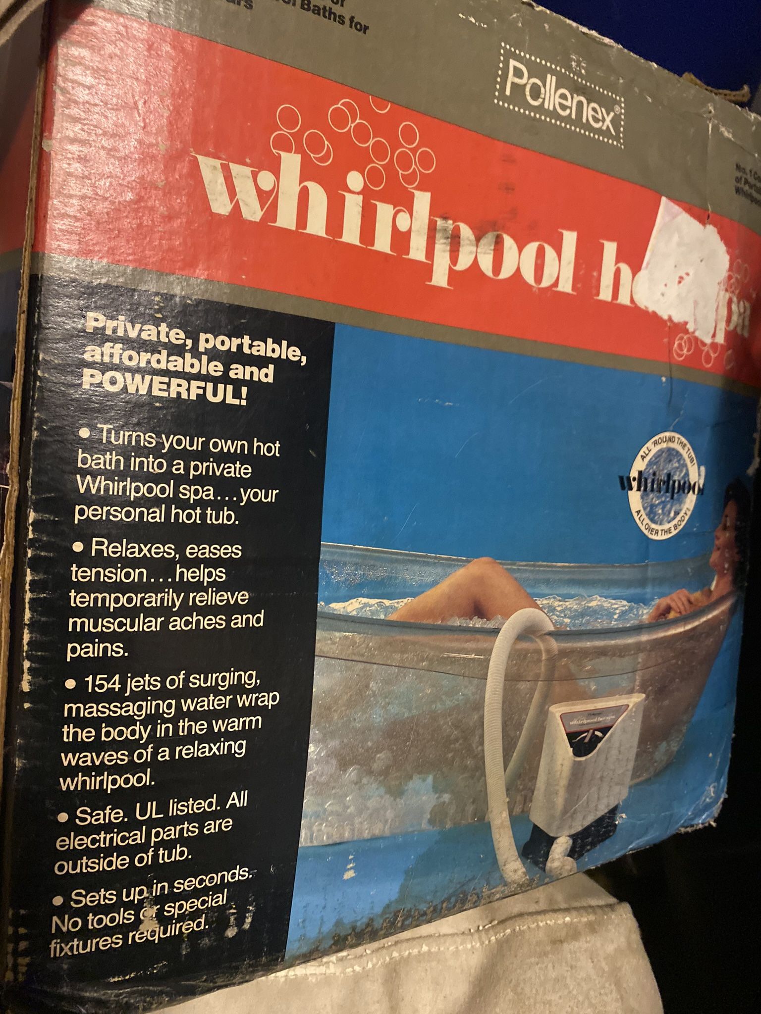 New In Box Vintage Whirlpool Bath Attachment