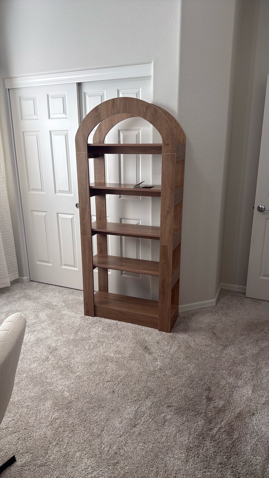 Curved Arch Bookshelf