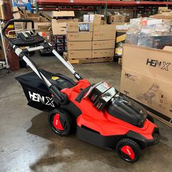 NEW IN BOX Henx Cordless Lawn Mower, 16-inch 40V Cordless, Brushless Motor Hand Push Lawn Mower