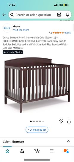 Gerber Espresso Crib