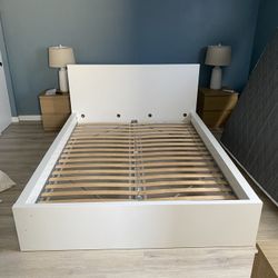 IKEA Malm Queen Bed Frame White