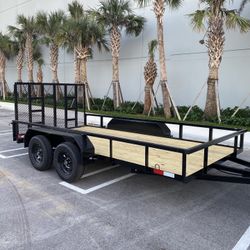 NEW 7x18 UTILITY TRAILER 