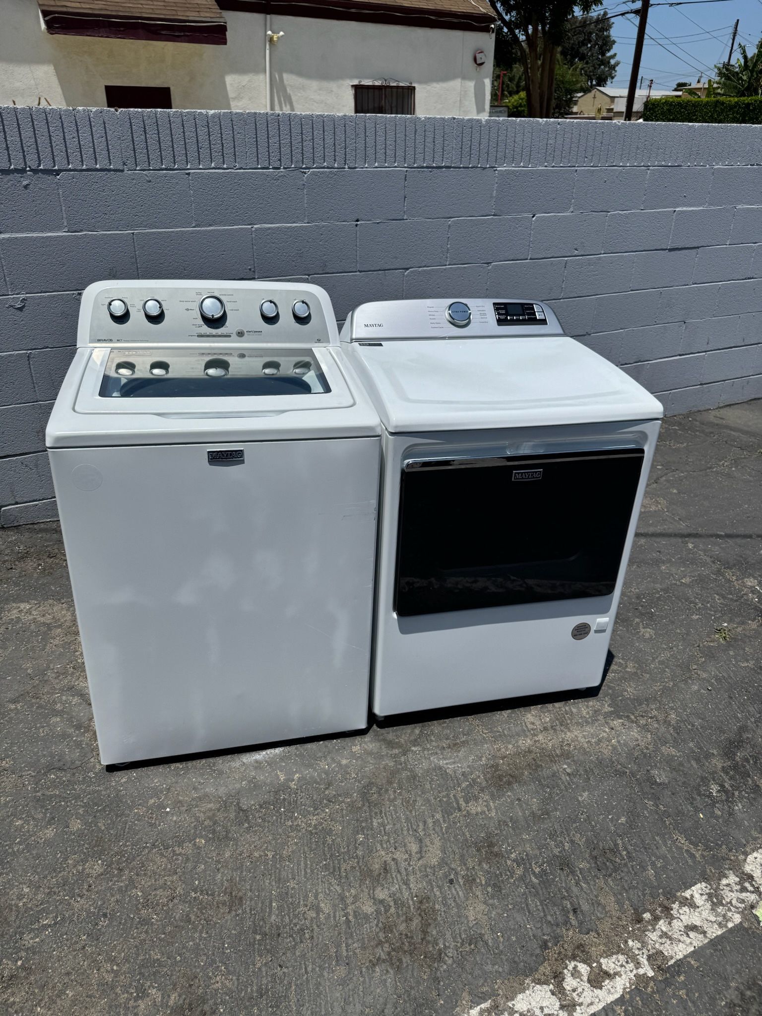 Used Maytag Washer and Gas Dryer with Warranty