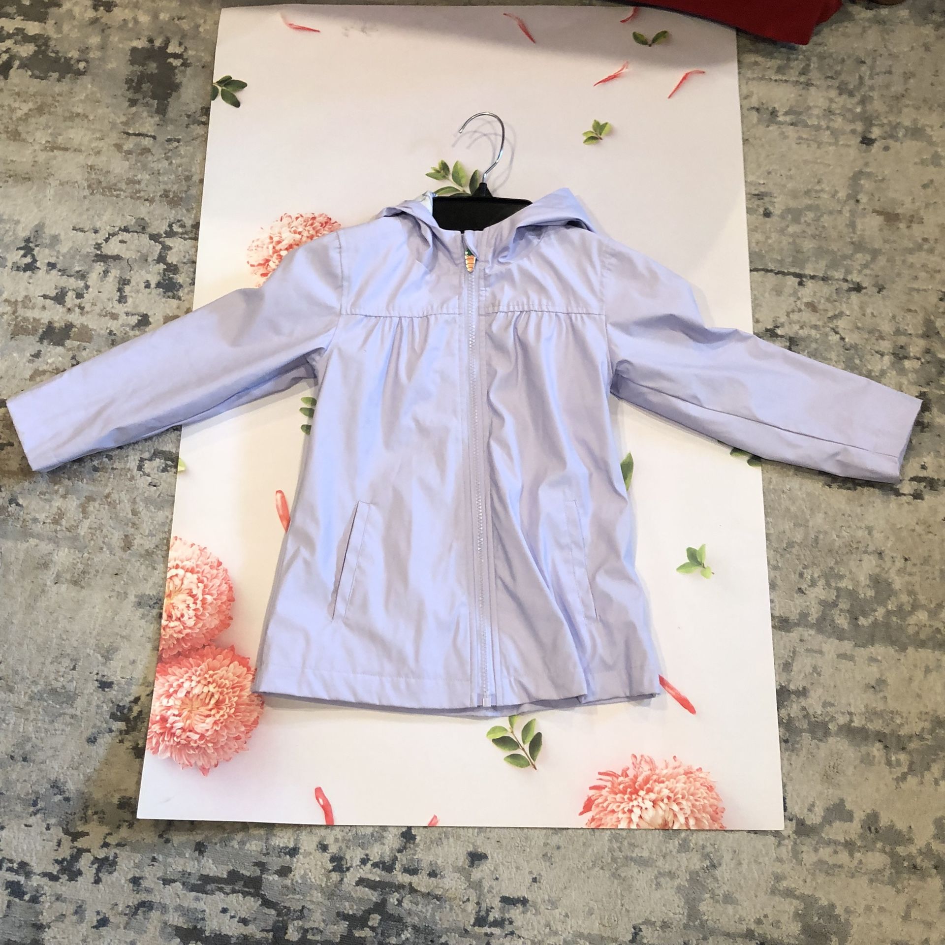 Cat And Jack Bunny Rain Coat Purple For Girls