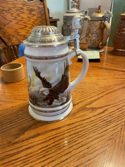 Beer stein America the beautiful