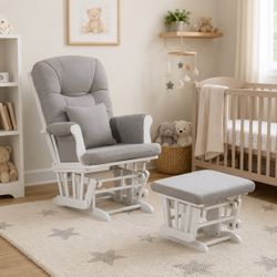 Glider Sofa Chair and Ottoman