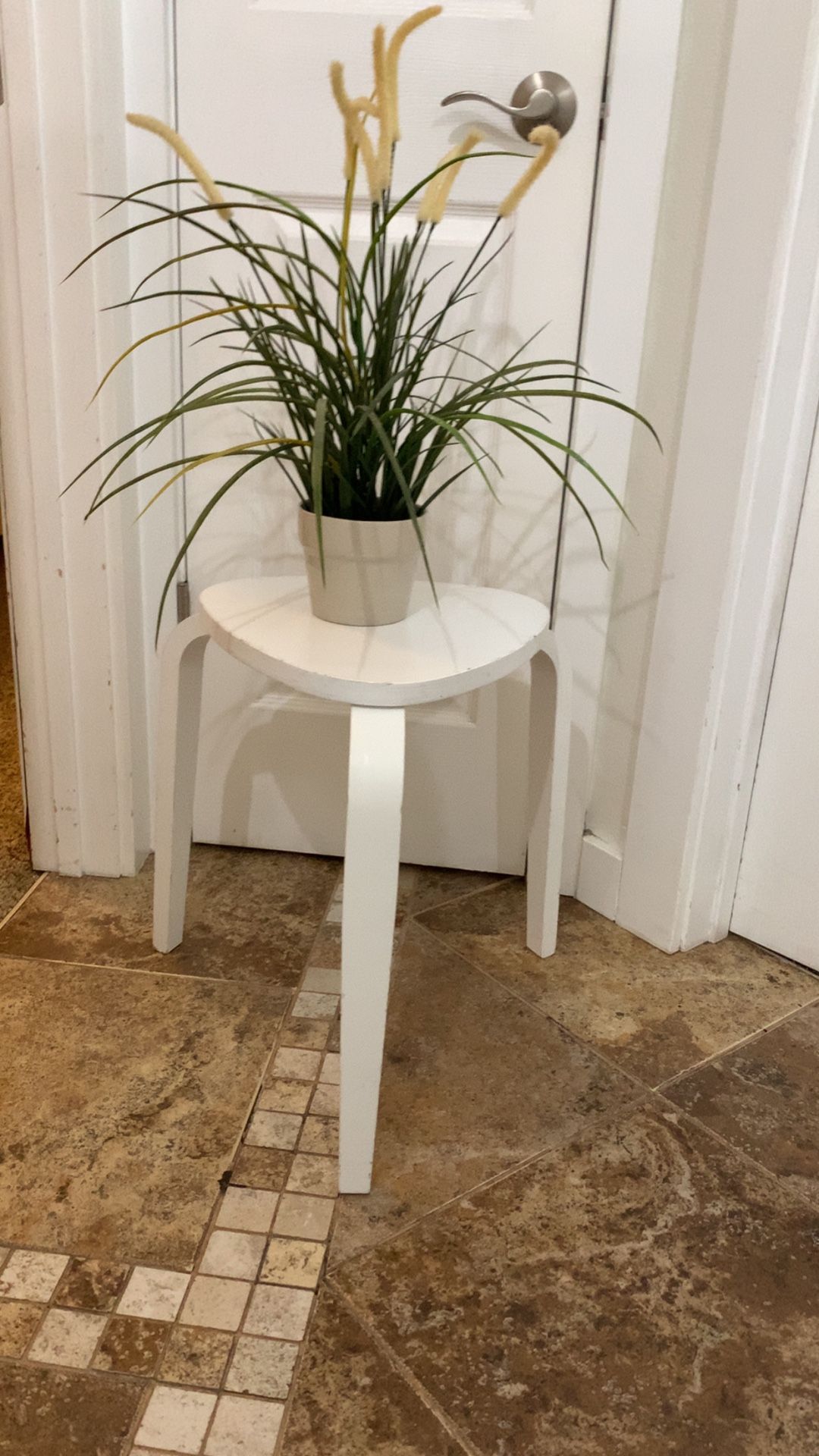 A 3-legged IKEA Stool