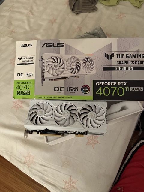 ASUS TUF RTX 4070 Ti SUPER OC – BTF Edition (White)