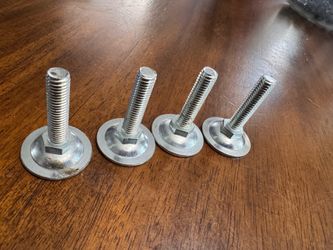 4 Levelling Foot leg screw M8X1.24, Steel    Fe5