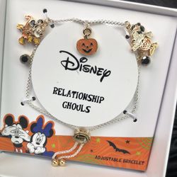 Mickey And Mennie Halloween charm  Bracelet Adjustable New