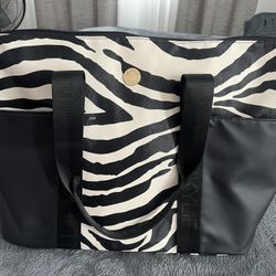 Kendall And Kylie Zebra Print Tote Bag 