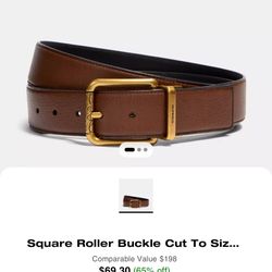 Brand New Coach Brown Belt   