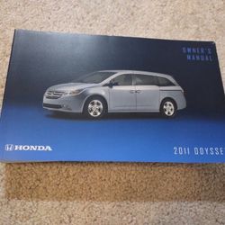 Original 2011 Honda Odyssey Owners Manual