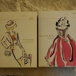 (2) 1993 Classique Series Barbie Dolls