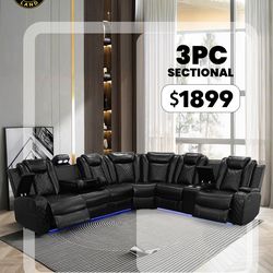 ✨Free delivery ✨Brand New 3 pcs sectional For Sale