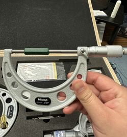 0-4” OD Micrometer Mitutoyo Set
