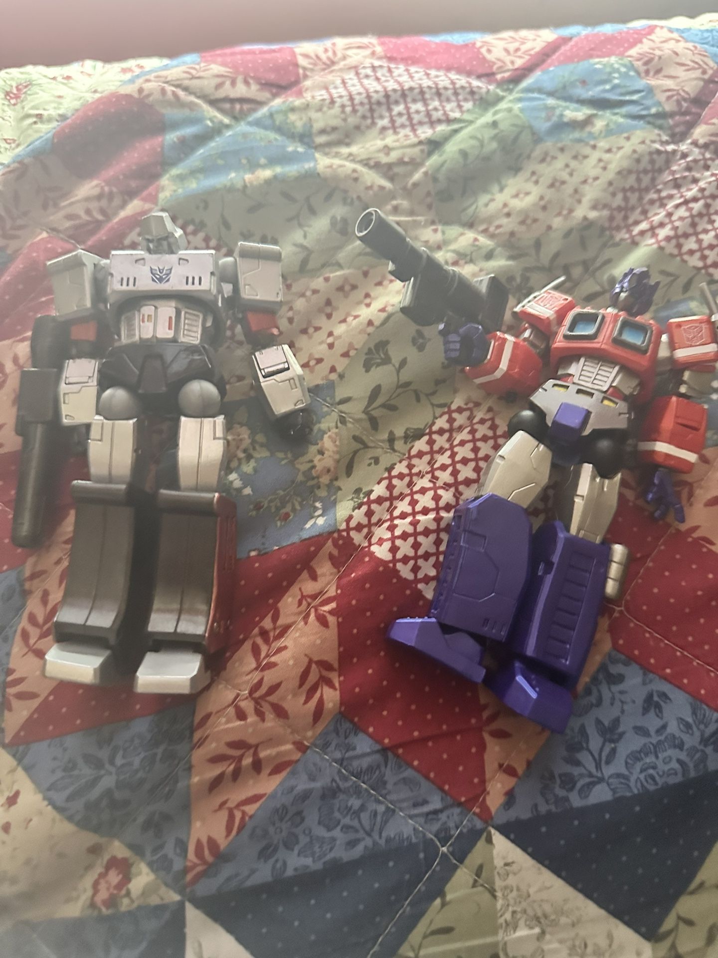 Revoltech Transformers Optimus Prime And Megatron