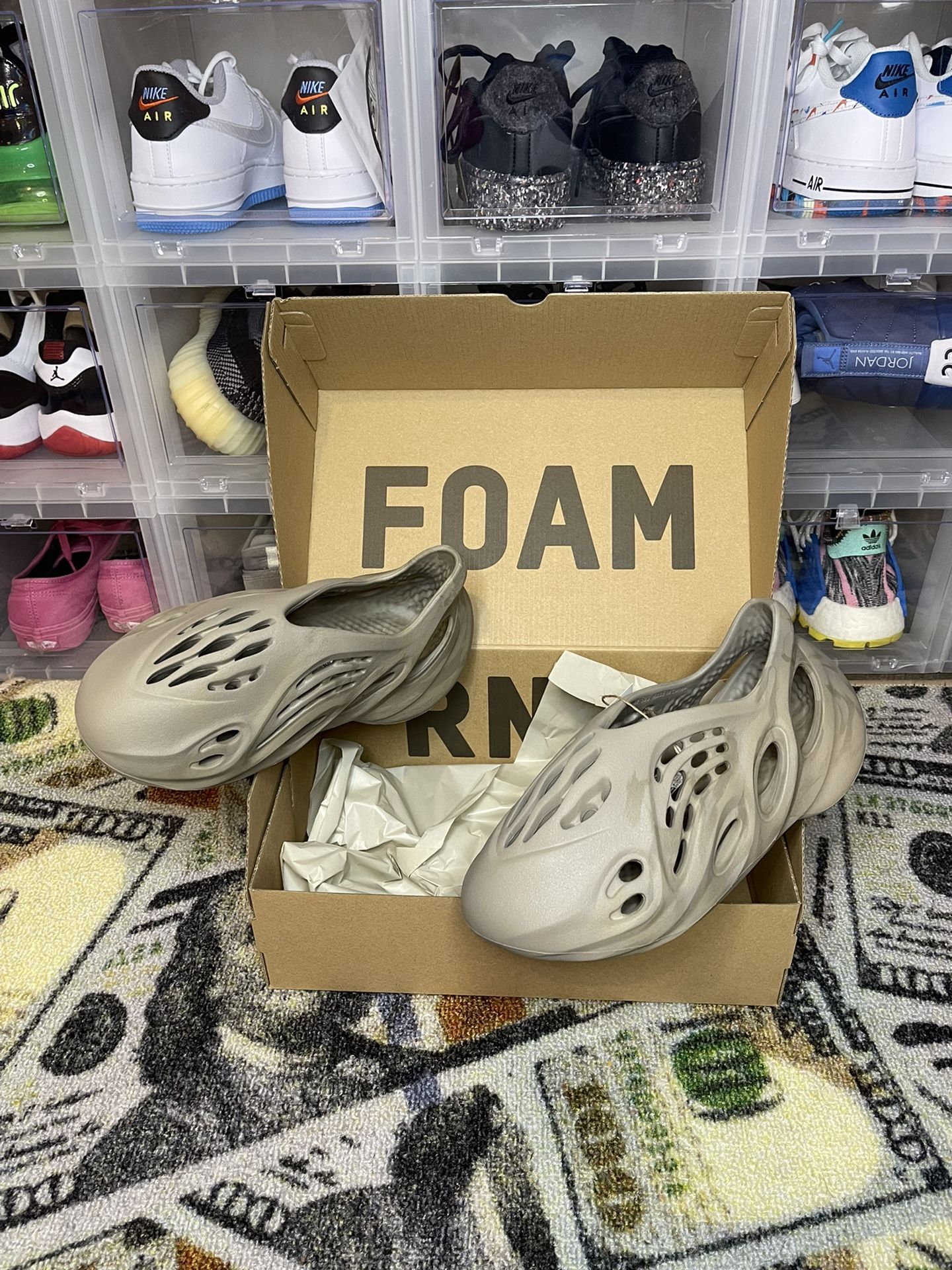 Adidas Yeezy Foam Runner Stone Sage Size