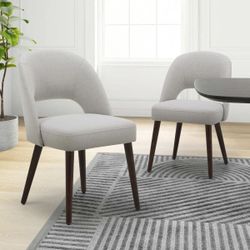 Lilah Fabric Dining Chair, 2-Pack