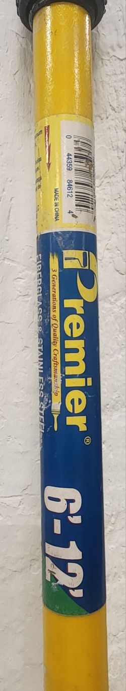 Premier Fiberglass & Stainless Steel Extension Pole 6-12ft