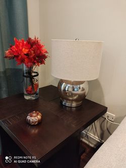MERCURY GLASS TABLE LAMP