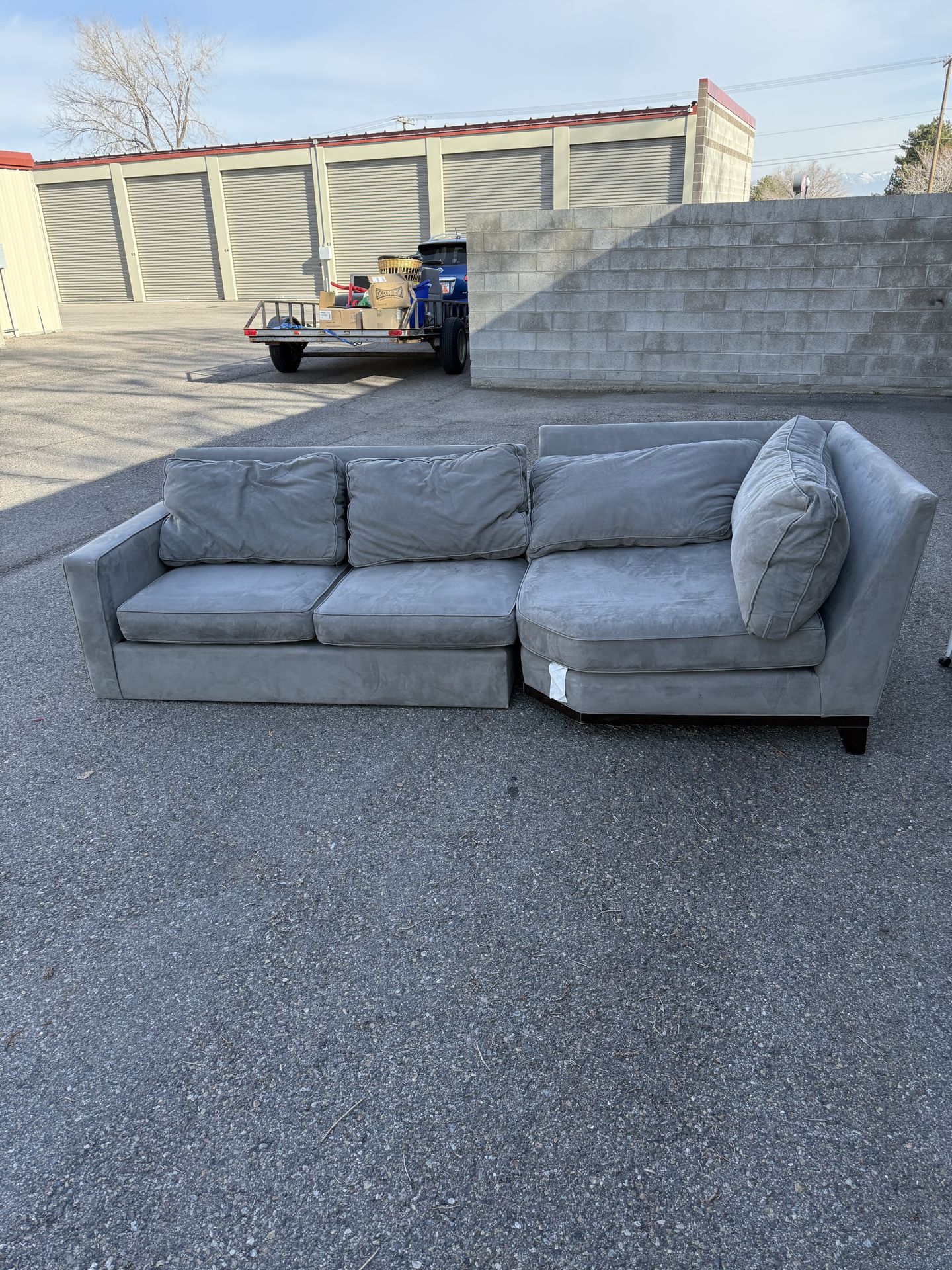 Gray Sectional Sofa