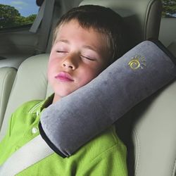 Car Seat Belt Pillow For Kids, Car Shoulder Pads, Safety Belt Protector Cushion, Soft Auto Seat Strap Headrest Neck Support For Children Adults Travel
