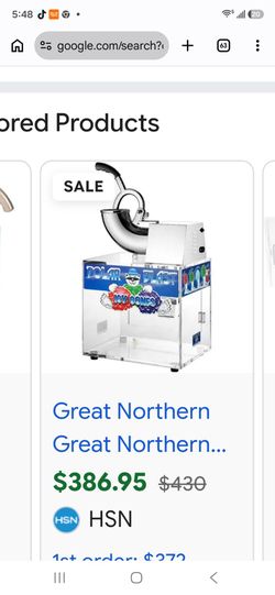 Snow cone machine