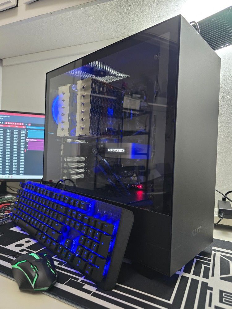 Gaming pc desktop computer intel i5-14600k, rtx 3080, 32 gb ram, nvme, wifi, argb bundle