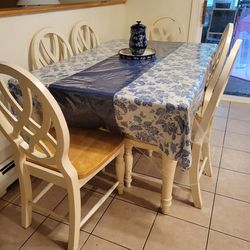 Family Table & Chairs For 6