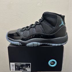 Grade School Jordan Retro 11 Size 7y Gamma Blue 