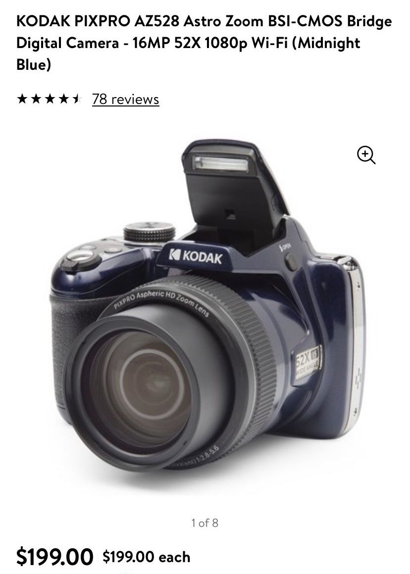 Kodak PIXPRO AZ528 Digital camera 16 MP Optical zoom: 52 x