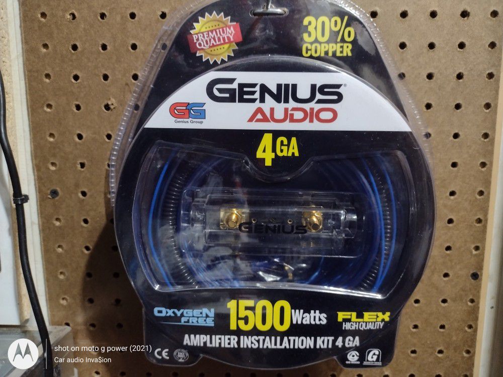 New Genius Audio 4 Gauge Car Amplifier Wiring Kit $45 Each 
