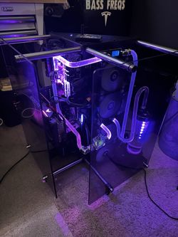 PC AMD 8 Core Nvidia 3080 10gig Tuf Gaming Thermaltake Water Cooled Custom Loop 