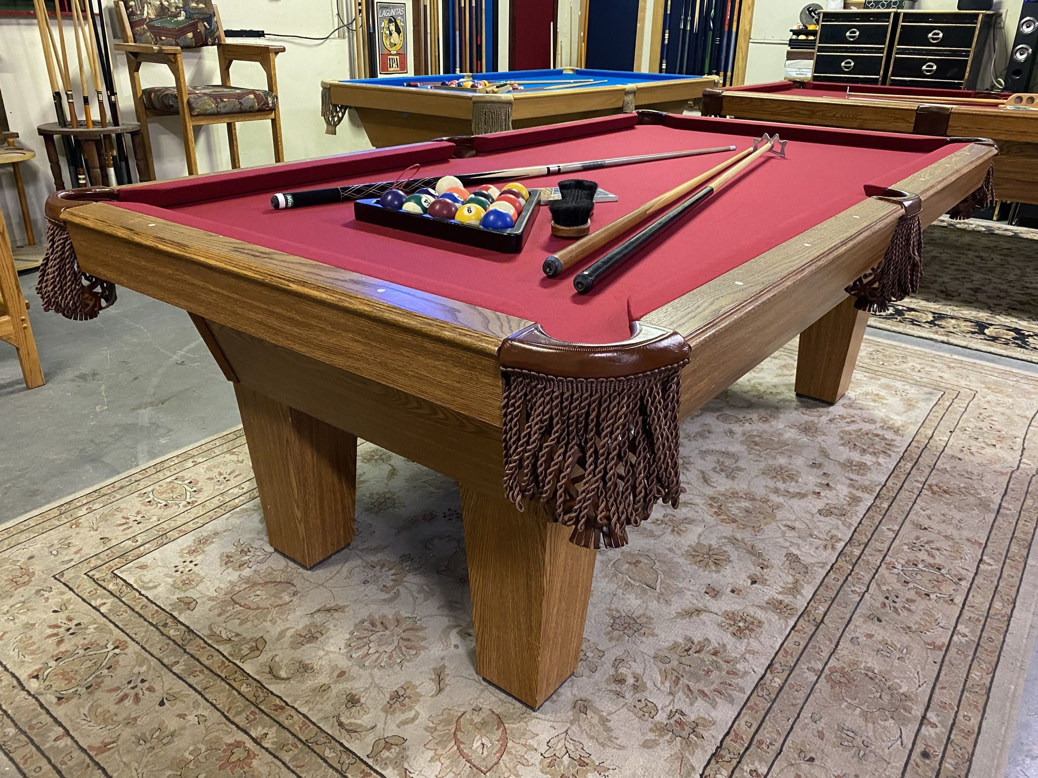 Elegant 7’ Olhausen Pool Table - Brand New - Can Deliver!