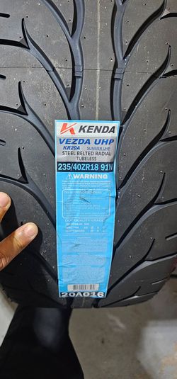 Kenda tires 235/40/18