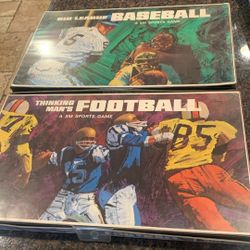 1960s 3M Baseball/ Football Board Games In Good Condition $40 For Both